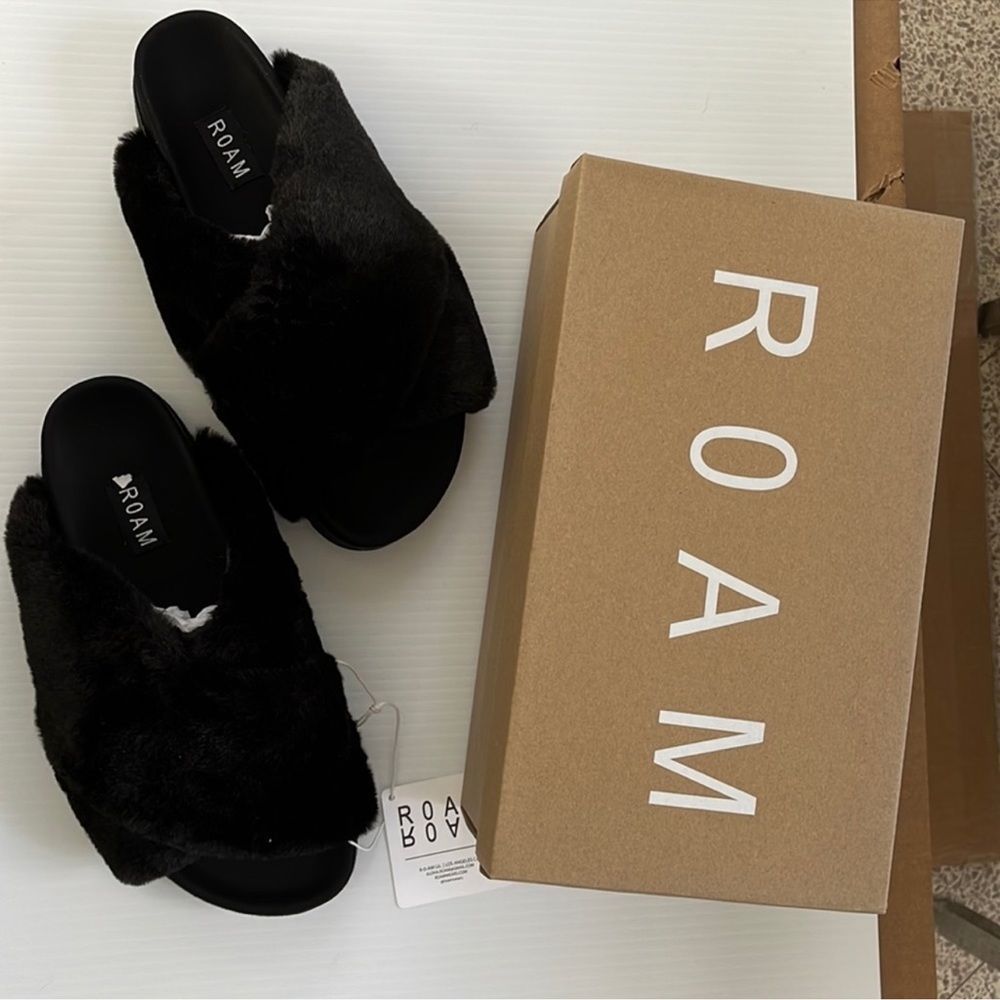 ROAM Mini Cloud slides fur Black - Picture 5 of 6